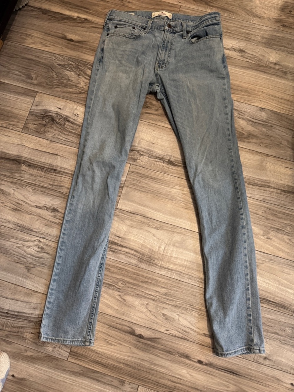 Tall 32/36 Hollister Light Blue Skinny Jeans